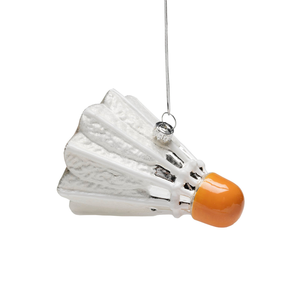 Shuttlecock Glass Ornament | Handblown KC Souvenir | Nelson-Atkins