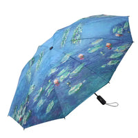 Monet Water Lilies Travel Umbrella