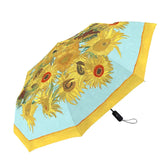 Van Gogh Sunflowers Travel Umbrella