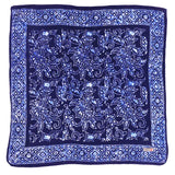 Navy Blue Wings Batik Bandana