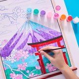 Paper Scroll Painting Kit For Kids - Mount Fuji