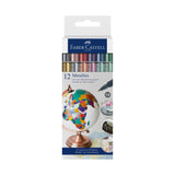 Metallic Multi-Surface Creative Markers, Set of 12