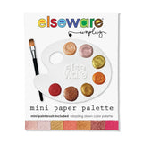 Mini Watercolor Paper Palettes with Mini Paintbrush