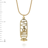 I Love You Brass Cartouche