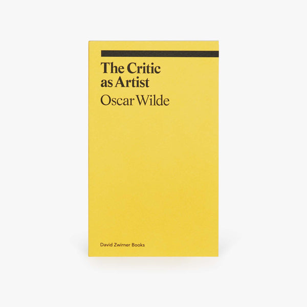 The Critic as Artist