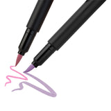 Pastel- Black Edition Felt Tip Brush Pen Markers 6 Ct Box