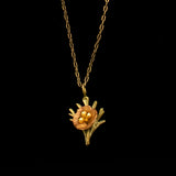 California Poppy Petite Pendant - 16" Adj.