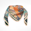 Zodiac Square, Mucha, 52x52cm, 100% Silk