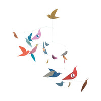 FSC Multi-Colored Birds Mobile Room Decoration