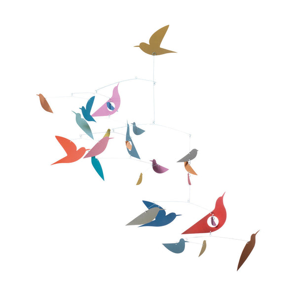 FSC Multi-Colored Birds Mobile Room Decoration