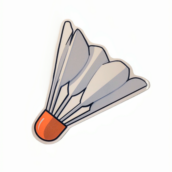 Shuttlecock Die-cut Magnet