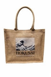 Hokusai Jute Market Bag