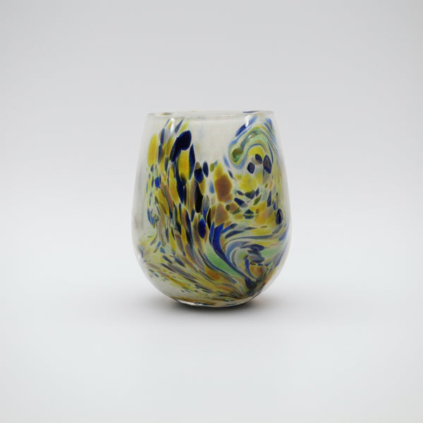 Van Gogh Olive Trees Inspired Stemless Wine Glass