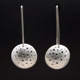 Juno Perforated Moon Earring