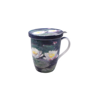 Monet Water Lilies Tea Mug with Infuser