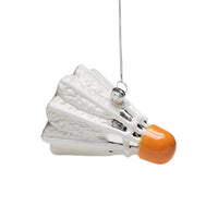 Glass Shuttlecock Ornament with Nelson-Atkins Museum Logo