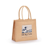 Hokusai Jute Market Bag