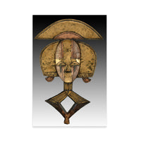 Reliquary Guardian Figure Postcard