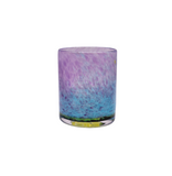 Monet inspired Rocks/Votive Handblown Glass