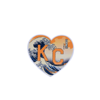 Hokusai KC Heart Sticker