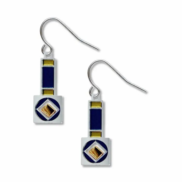 Tiffany Mosaics Earrings, Made in USA