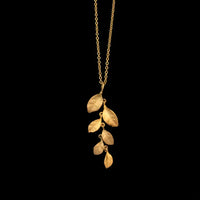 Golden Autumn Long Pendant - 16" Adj.