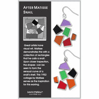 Matisse Colors Earrings, Made in USA