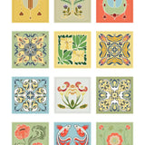Art Nouveau Label Sticker & Tape Book