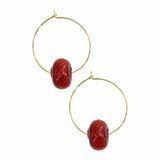 Glass Hoops 1.4"
