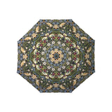 William Morris "Strawberry Thief" Folding Travel Umbrella