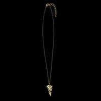Fern Pendant On Chain - 18" Adj.