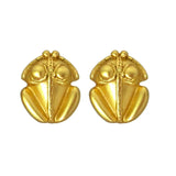 Mini Frog 24k GP Stud Earrings