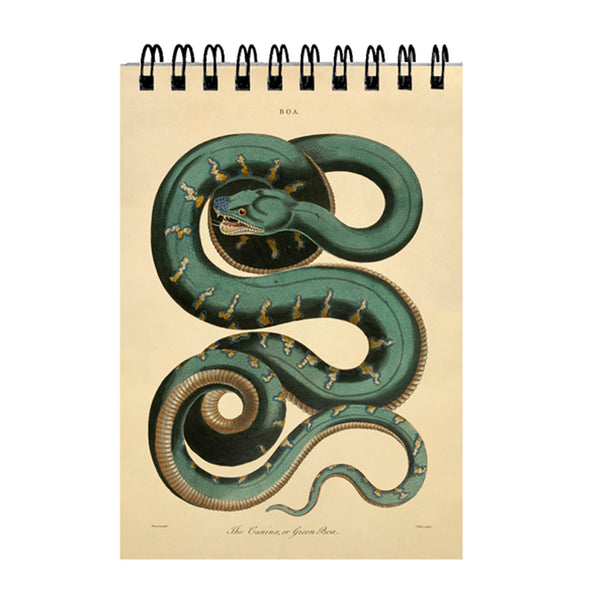The Canina or Green Boa Spiral Notebook