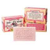 Pink Clay Salt & Honey Soap- Made with Raw Honey and Beeswax