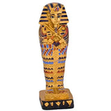 Standing Sarcophagus Statue Gypsum - 6" - Made in Egypt