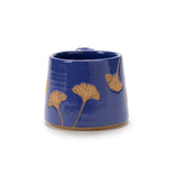 Dark Blue Ginkgo Mug