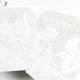 Alphonse Mucha Watercolour Postcard Book