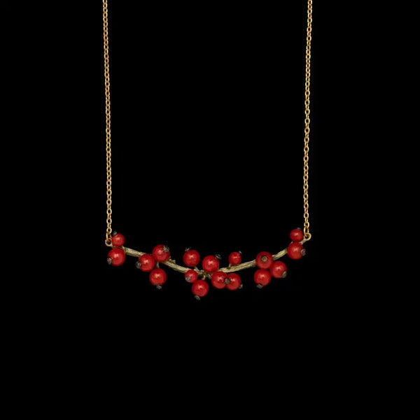 Winterberry Bar Necklace - 16" Adj.