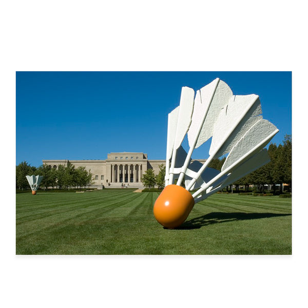 Shuttlecocks and Lawn Postcard
