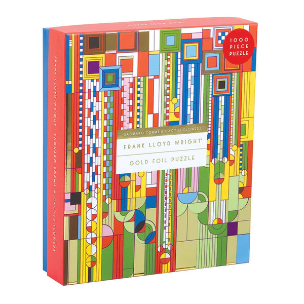 Frank Lloyd Wright Saguaro Forms Gold Foil Puzzle