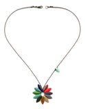 Rainbow Flower Necklace