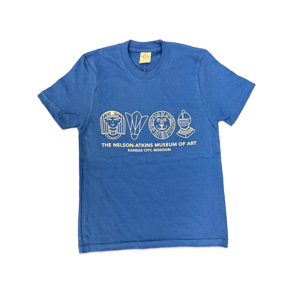 Royal Blue Nelson-Atkins Kid's Favorite Tee