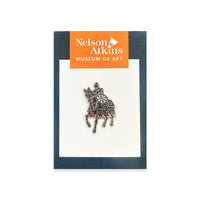 Armor For Man and Horse Enamel Pin