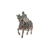 Armor For Man and Horse Enamel Pin