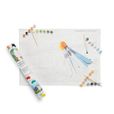 The Nelson-Atkins Museum of Art with Shuttlecock Paint by Number kit