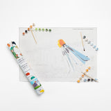 The Nelson-Atkins Museum of Art with Shuttlecock Paint by Number kit