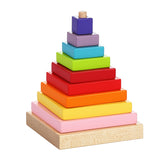 Rainbow Wooden Pyramid