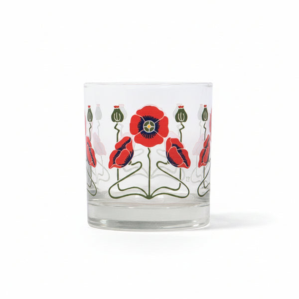 Red Poppy Rocks Glass – Nelson-Atkins Museum Store