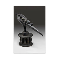 Shrine Figure Headdress Postcard
