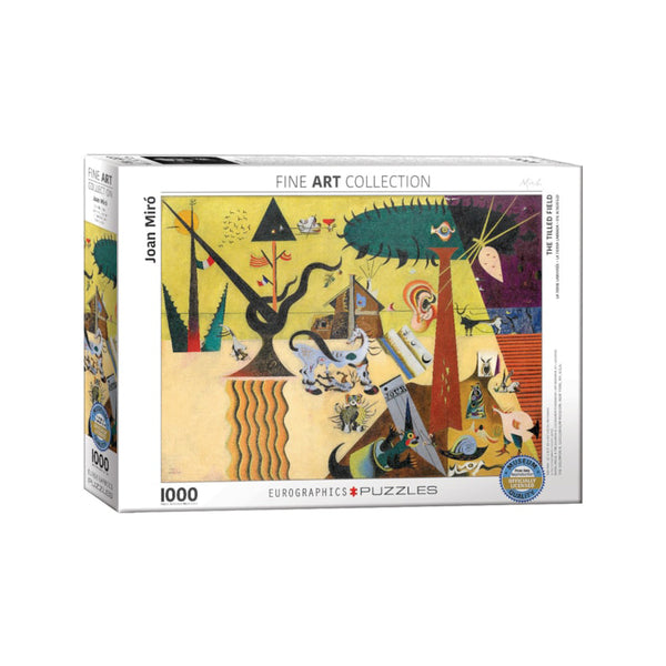 Joan Miró The Tilled Field 1000 Piece Puzzle